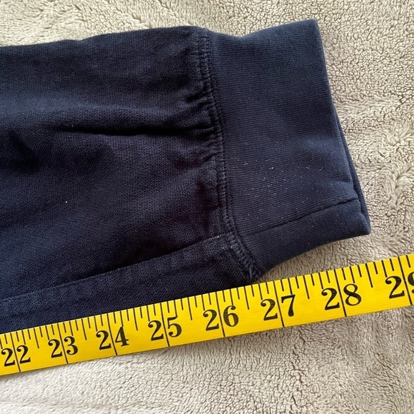 Faherty Arlie Day Pants Linen Blend Navy Blue Joggers Size Medium Athleisure - Picture 14 of 14